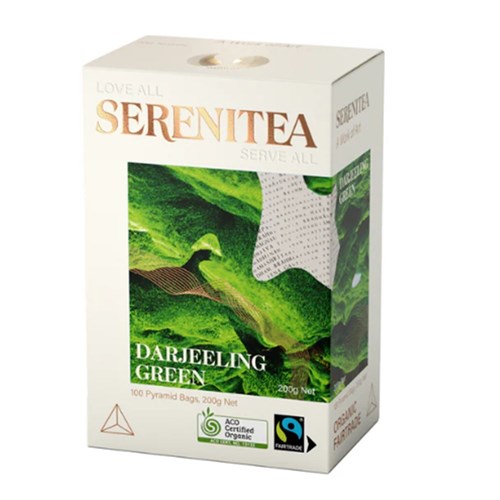 Tea Darjeeling Green Pyramid Bags 100's