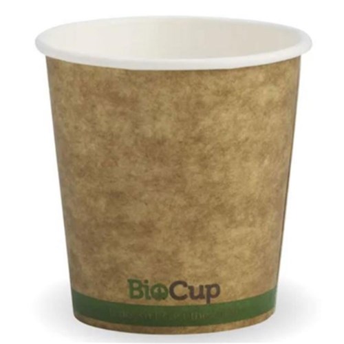 Hot Cup 4oz S/W Brown (Kraft) x2000