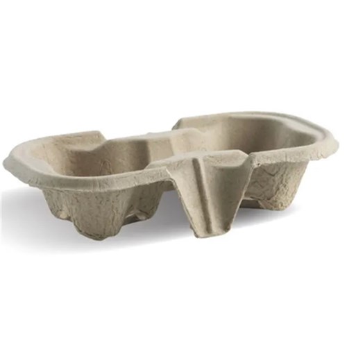 Tray 2-Cup Pulp BioCup (500)