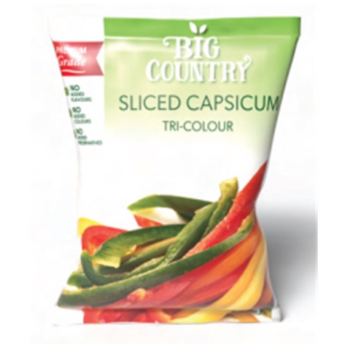 Vegetable Capsicum Sliced Tri-Colour 2kg*