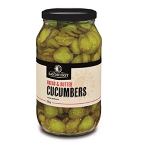 Cucumbers Bread and Butter Sliced 2.2kg Plastic