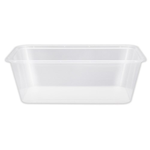 Container Rectangle Clear 750ml 50's 