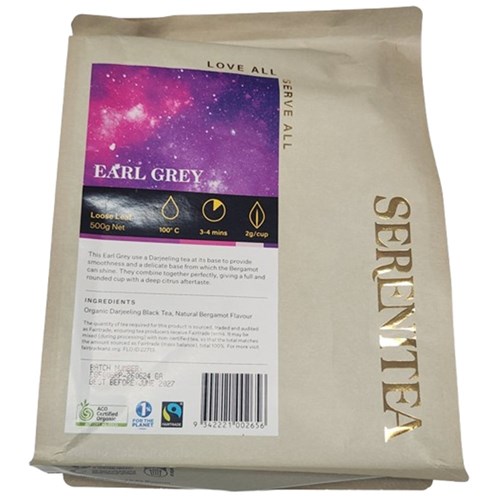 Tea Earl Grey 500kg Loose Pouch (Whole Leaf)