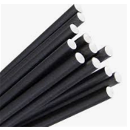 Straws Paper REGULAR Black 250's