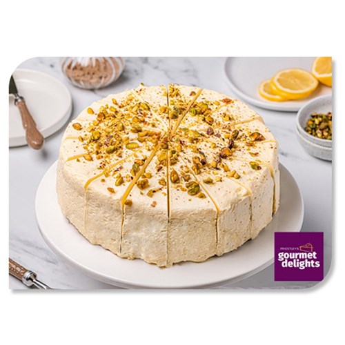 Cake Lemon Pistachio Pre Cut x 16