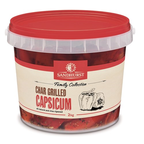 Capsicum Char Grilled 2kg Pails