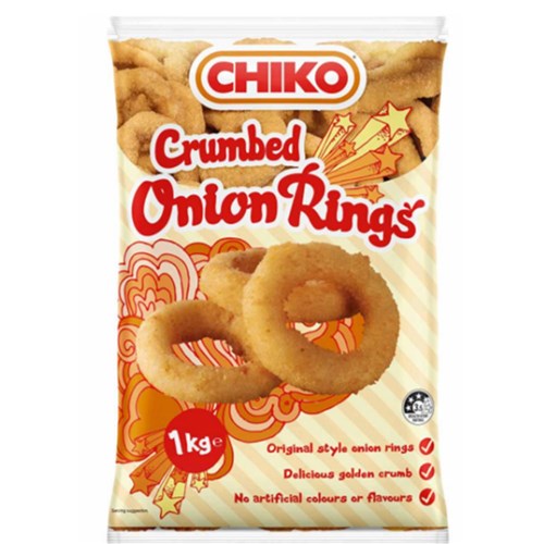 Onion Rings Crumbed 1kg