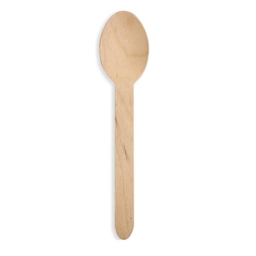 Cutlery Wooden Dessert Spoons 160mm 100s 