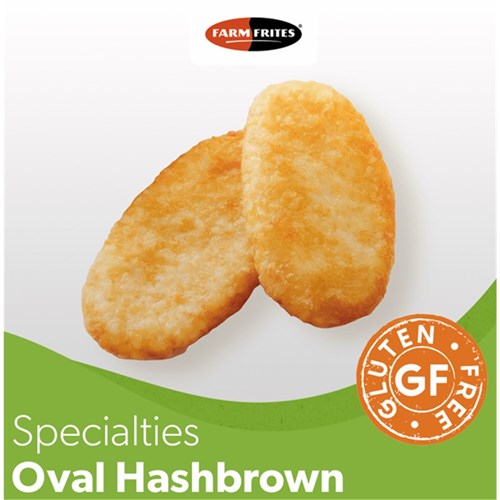 Hash Brown Oval 2kg  Gluten Free