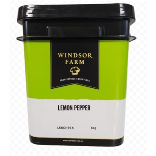 Seasoning Lemon Pepper 6kg Pail