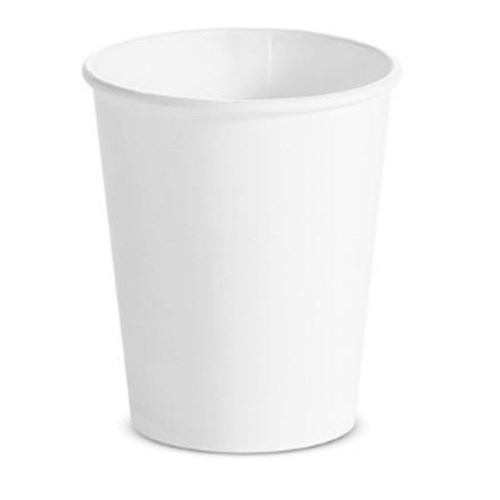 Cups Coffee 8oz 50's S/Wall White