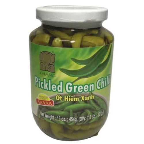 Chilli Green Pickled 454g