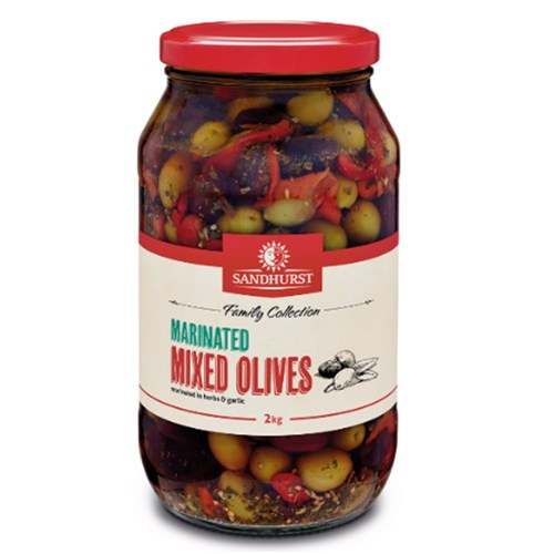 Olives Rainbow Mixed Marinated 2kg