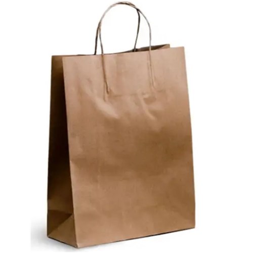 Twist Handle Bag Brown Small x250