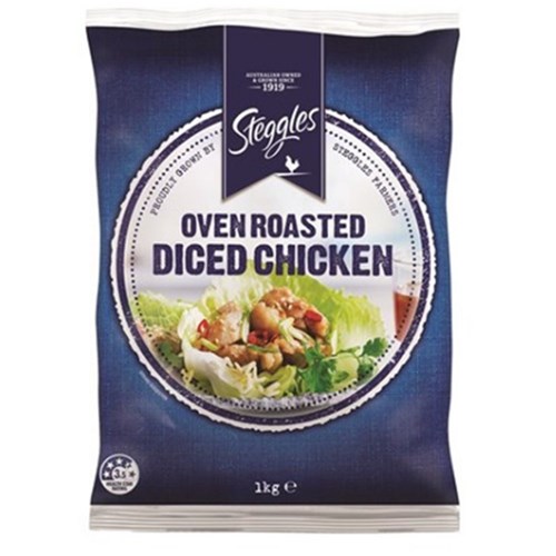 Chicken Diced Skinless F/Flow Meat x1kg