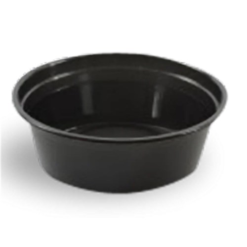 Container Round Black C8 x100