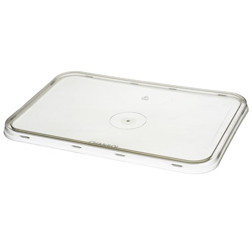 Lids Rectangular Clear x50