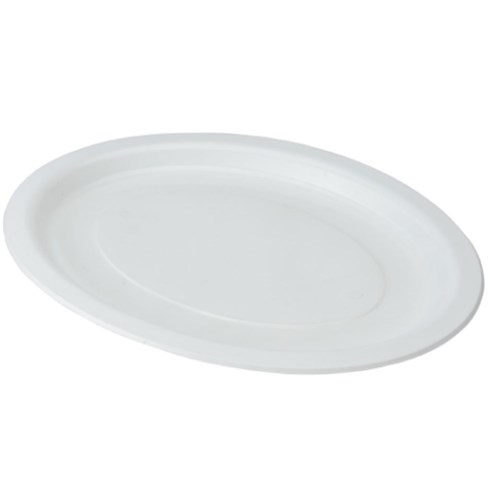 Small Sugarcane Oval Plate 9"x7" 500pcs
