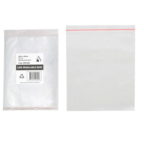 Resealable Bag 255x205 x1000