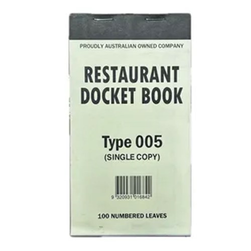 Docket Book MR5 Small (Single Copy)