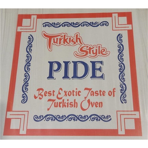 Pide Box White x 100