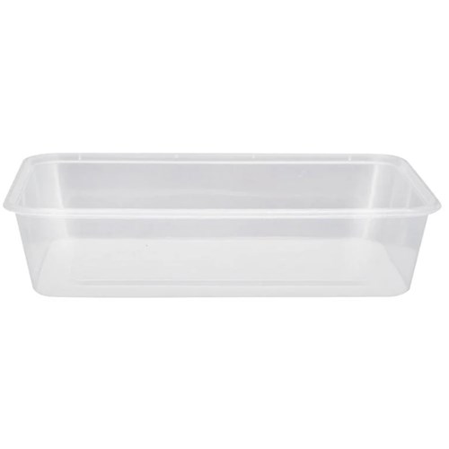 Container Rectangular Clear CR500ml x50