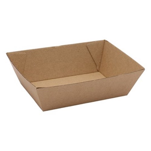 Kraft Tray Open #1 Brown x 500
