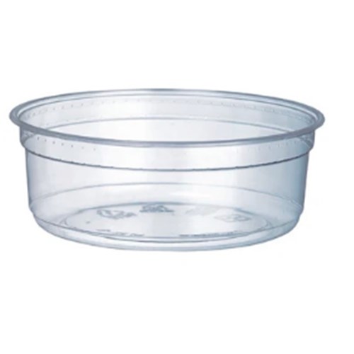 Deli Container Clear PET Round 8oz x500