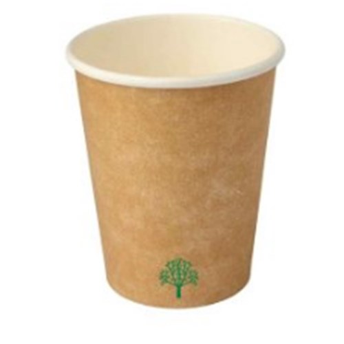 Hot Cup 8oz S/W Brown x 50