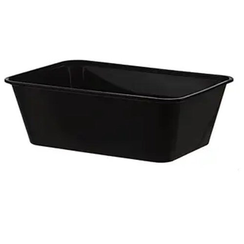 Container Rectangular Black CR750ml x50