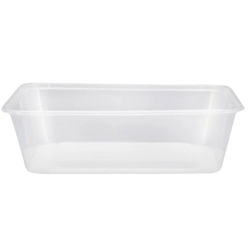 Container Rectangular Clear CR650ml x50
