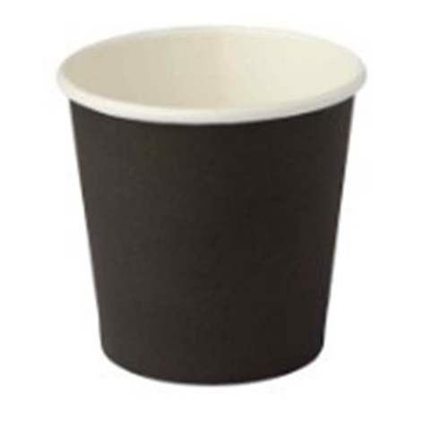 Hot Cup 4oz S/W Black x 50