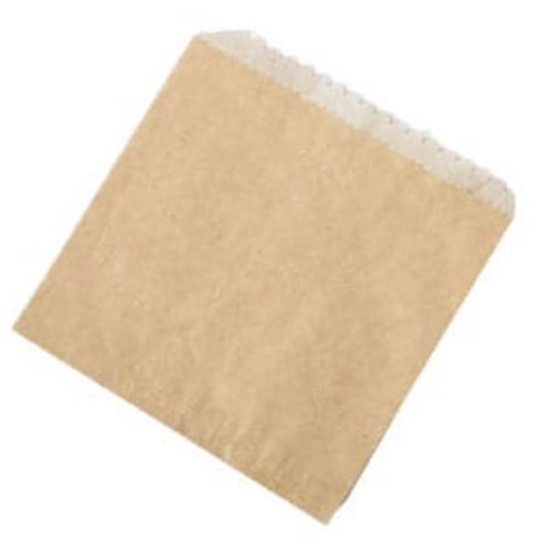 GPL Square Bag 1/2 Brown x500