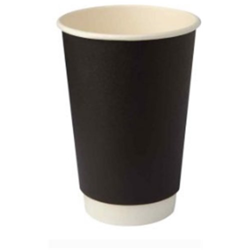 Hot Cup 16oz D/W Black x20