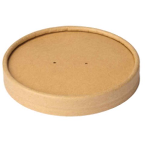 Kraft Paper Soup Lid 26oz x500