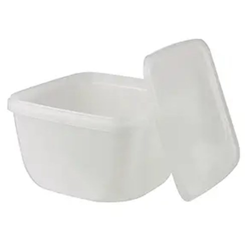 Tamper Evident Square Freezer 2L with Lid