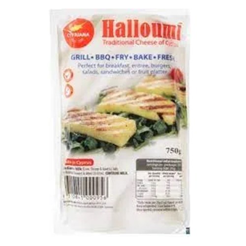 Cheese Haloumi Block Chefs x750g