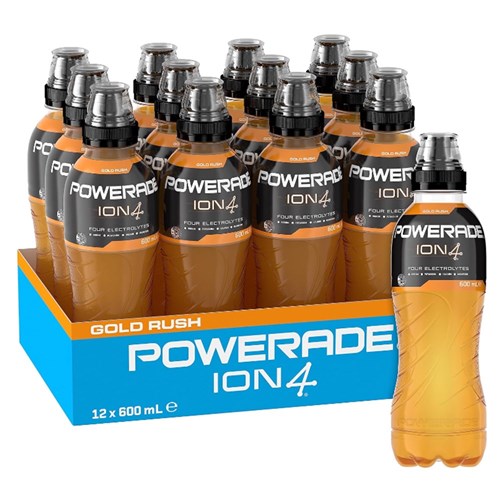 Powerade Gold Rush 12 x 600ml (Orange)