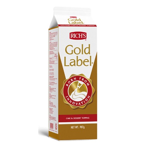 Cream Topping Gold Label 12x907gm Frozen