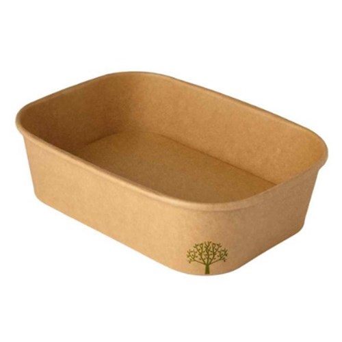 Kraft Rectangular Container 500ml x300