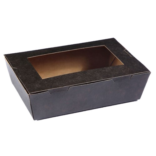 Lunch Box Small Window Black x 200