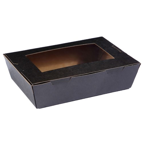 Lunch Box Medium Window Black x 200