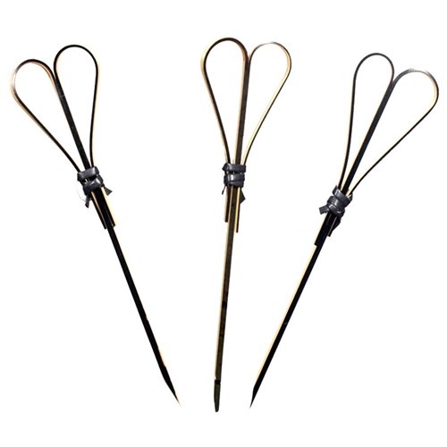 Heart Picks Black Skewers 120mm x100