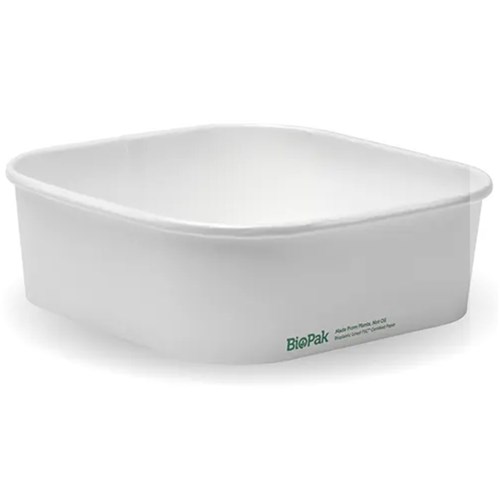Square Takeaway Base White 1000ml x300