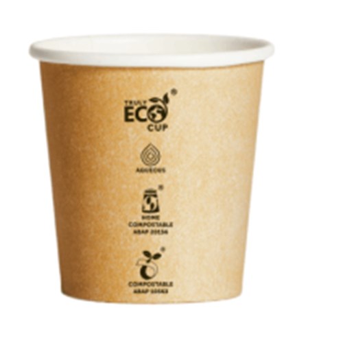 Hot Cup 4oz S/W Kraft Brown x1000