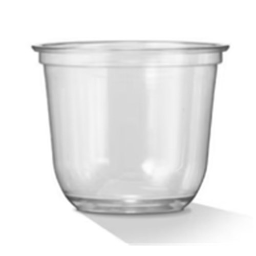 Clear PET U Shape Cup 8oz x1000