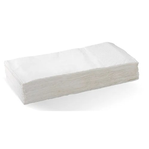 Napkin Dinner Quilted 2ply White 1/8 Fold x1000