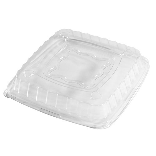 PET Lid for 16-42oz Square Bowl x500