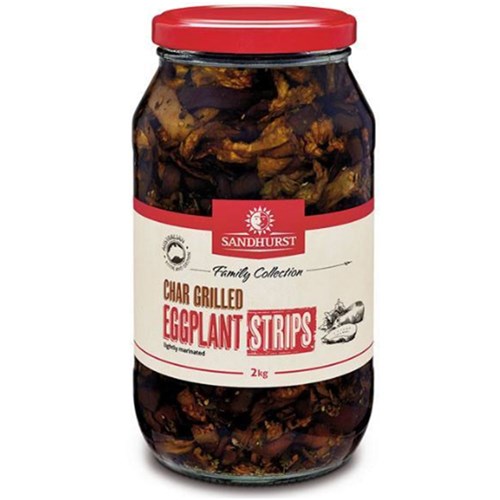 Eggplant Chargrilled Strip x2kg