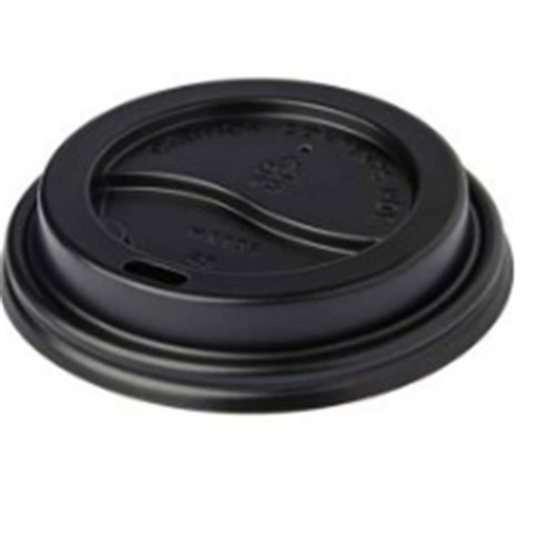 Hot Lids 6/8/10oz Black x50